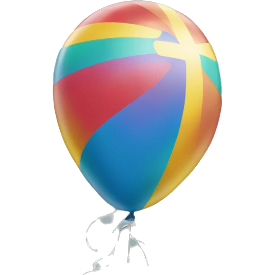 a number 4 balloon emoji