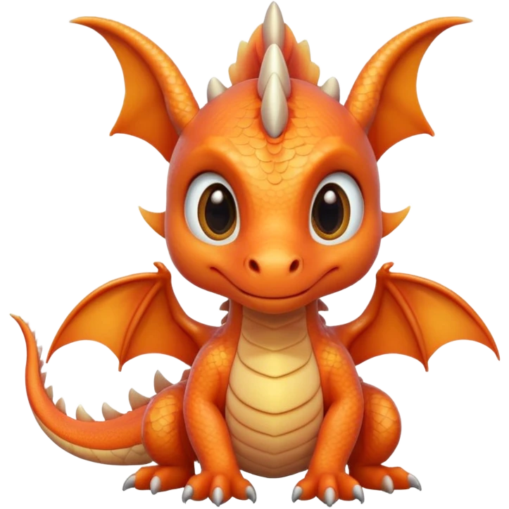 peach cute dragon emoji