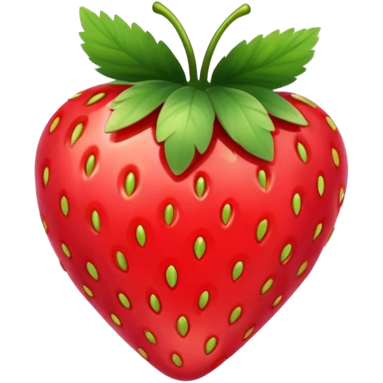 Strawberry heart  emoji