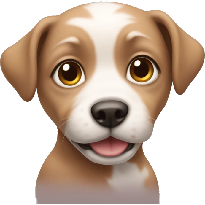 Baby dog emoji