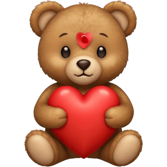 teddy bear for valentines day emoji