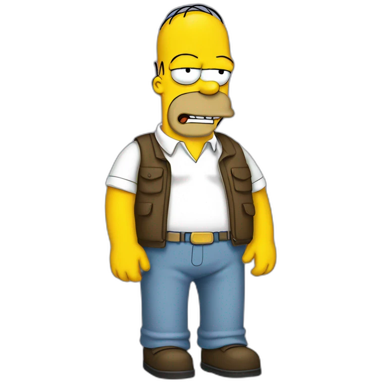 Homer simpson costume emoji