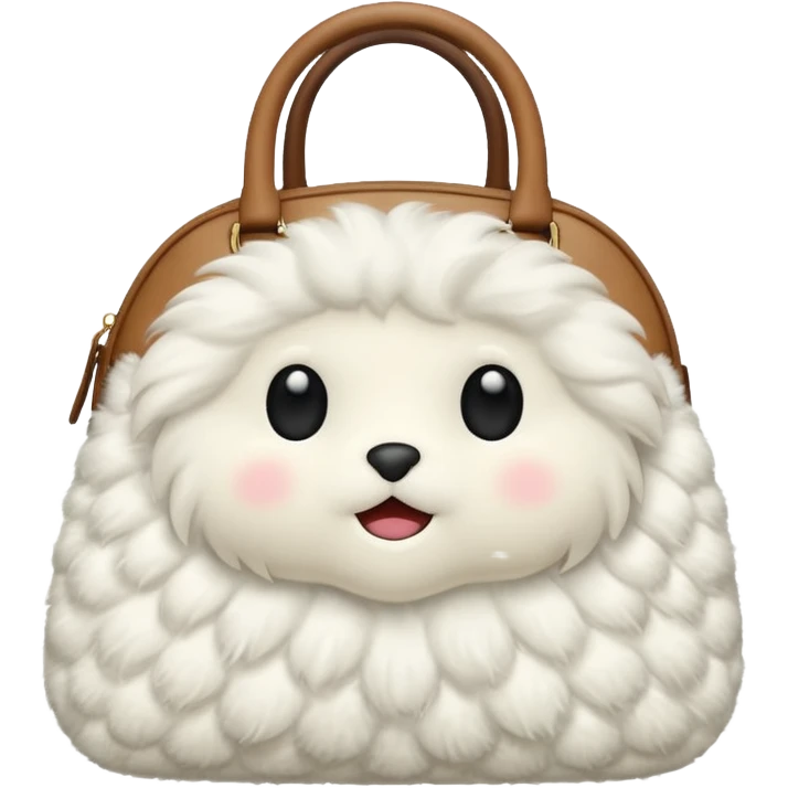 fluffy bag emoji