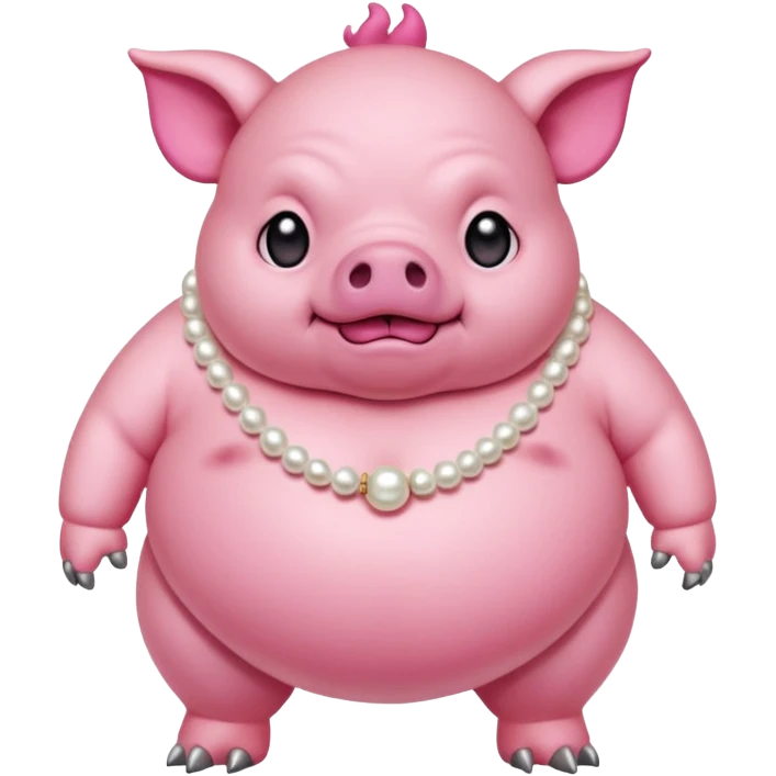 Grumpig-Fakémon-hybrid-creature (full body)  emoji