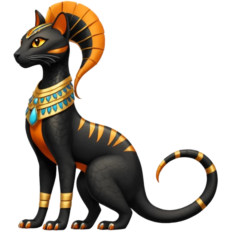 Salandit-Bastet-Fakémon-hybrid-creature (full body)  emoji