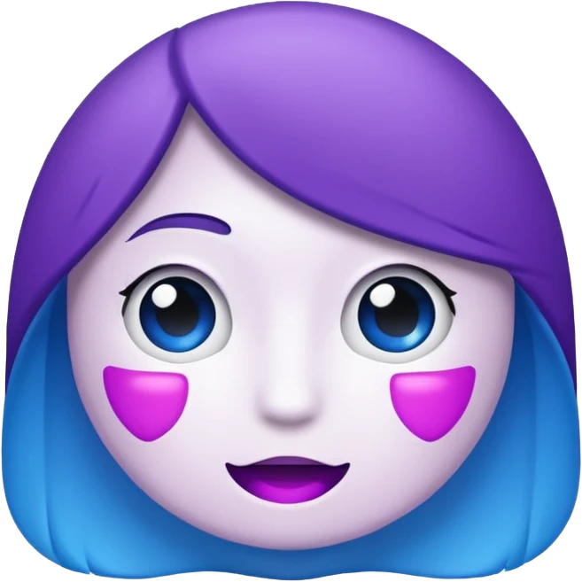 🤍+💙+💜 emoji