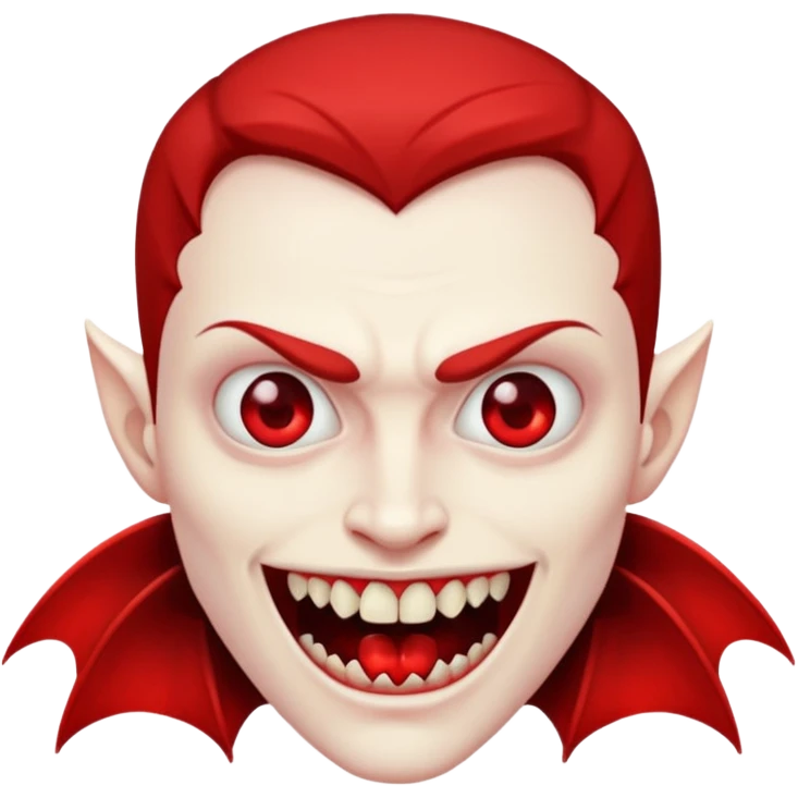 red vampire emoji