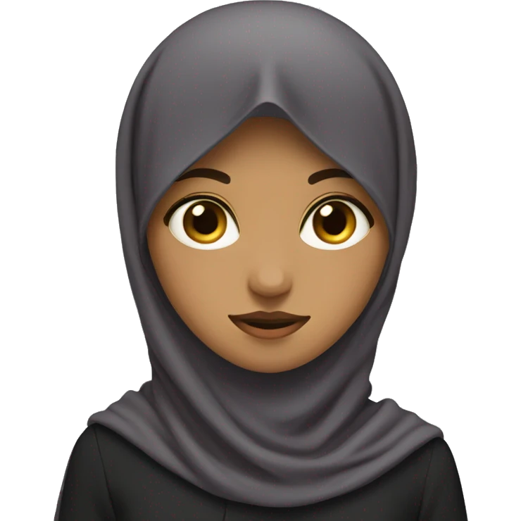 A niqabi girl emoji