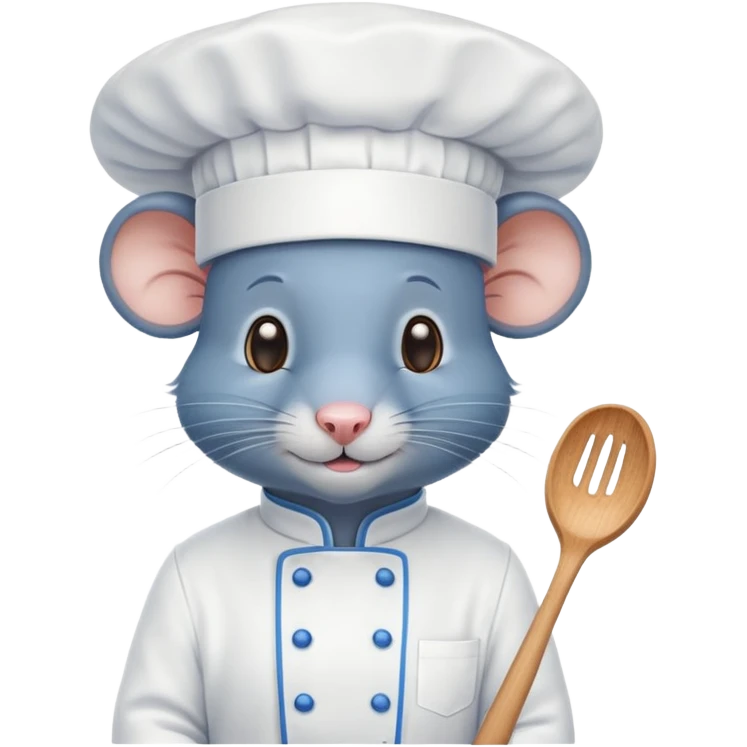 Remy blue rat chef emoji