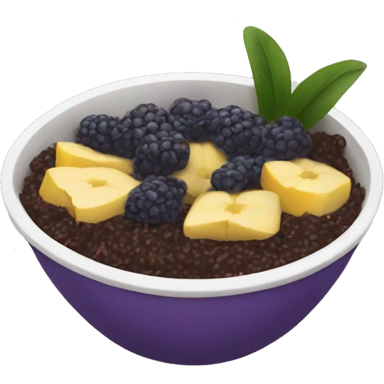 açai bowl  emoji