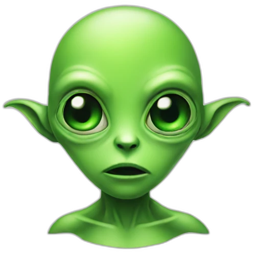 green alien emoji