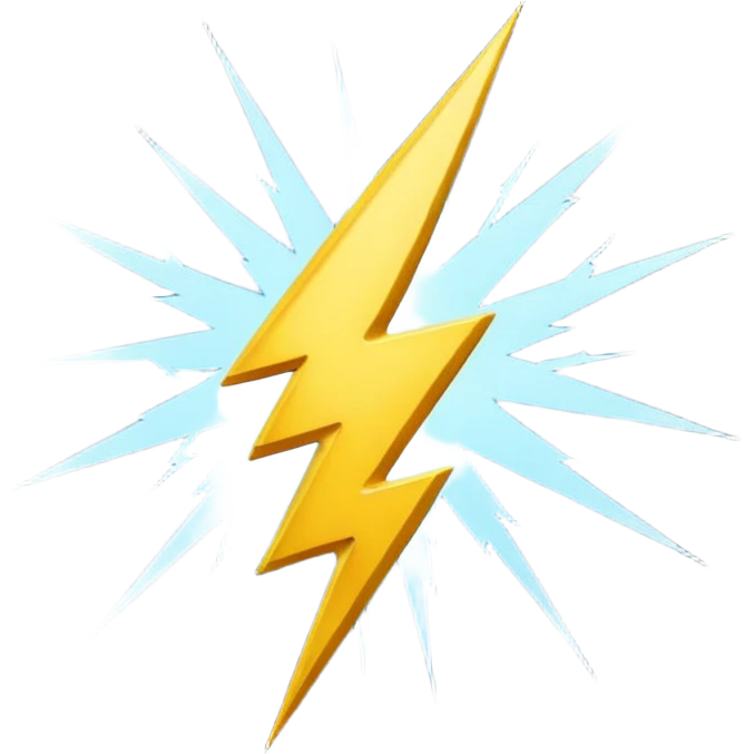 Give me this emoji in black ⚡ emoji