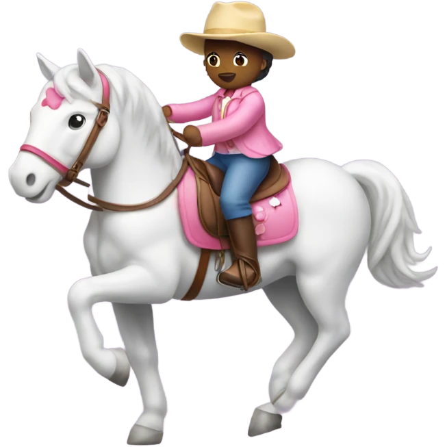 Hello Kitty riding a horse emoji