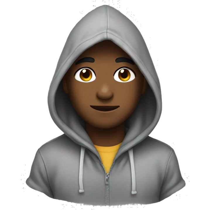 Hoodie cute  emoji
