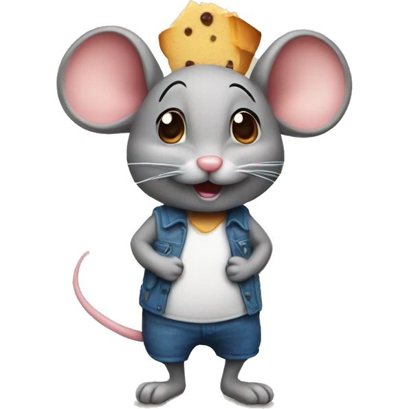 Big mouse torta emoji