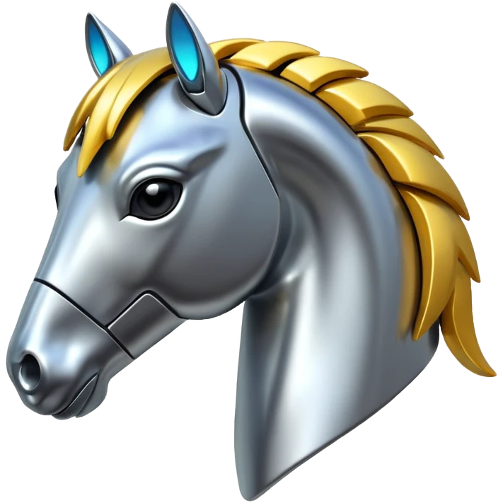 Cyber horse emoji