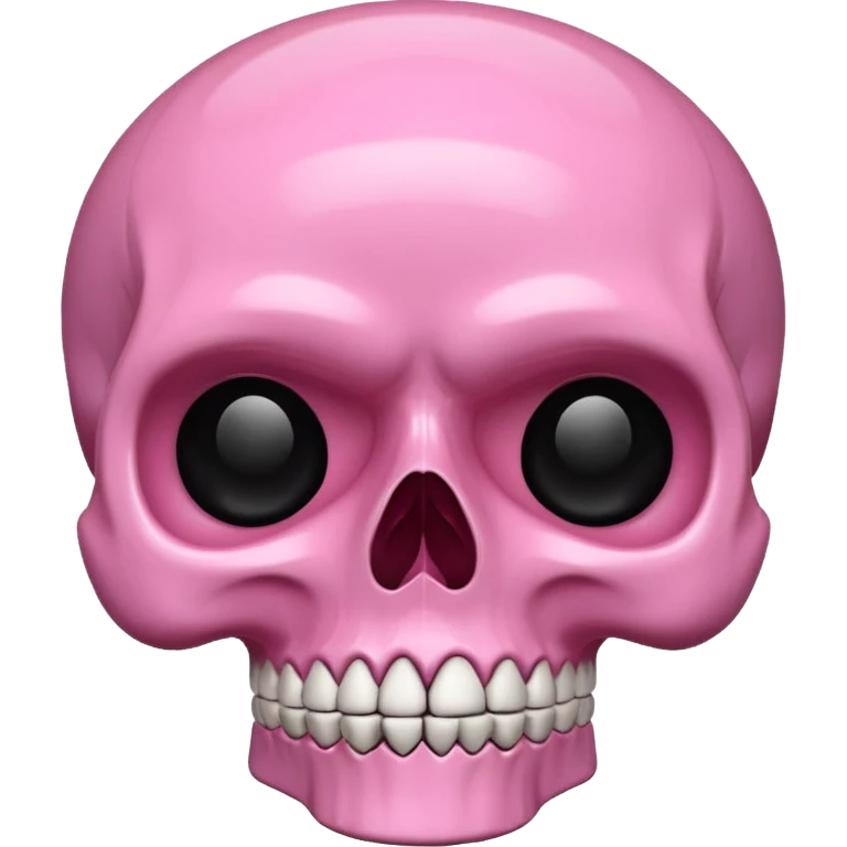 Pink skull emoji