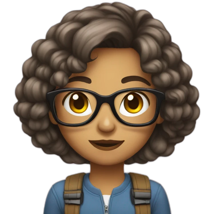 Geek fille emoji