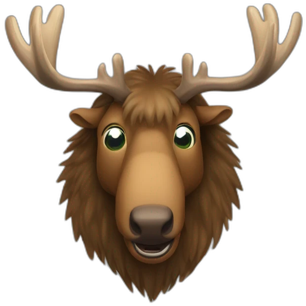 Moosehead with googly-eyes emoji