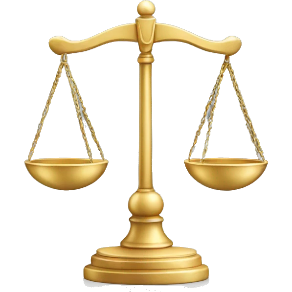 Scales of justice emoji
