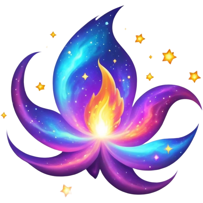 Shiny Epic Nebula Flame emoji