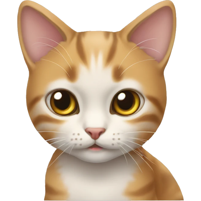 Petit chat qui fait caca  emoji