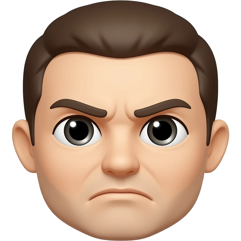 slightly frowning face emoji