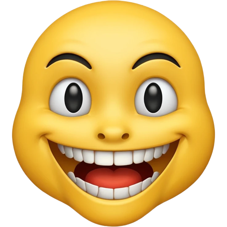Scary smile emoji  emoji