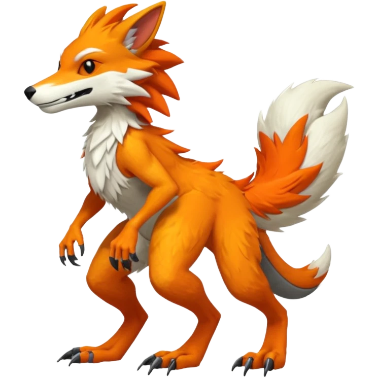Ratchet-Lombax-Vernid-Sergal-fusion, full body  emoji