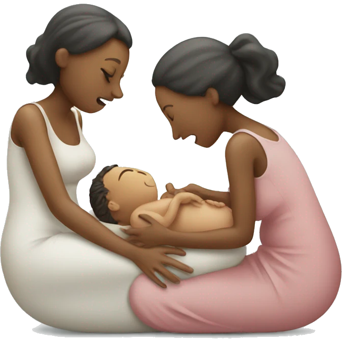 Giving birth emoji
