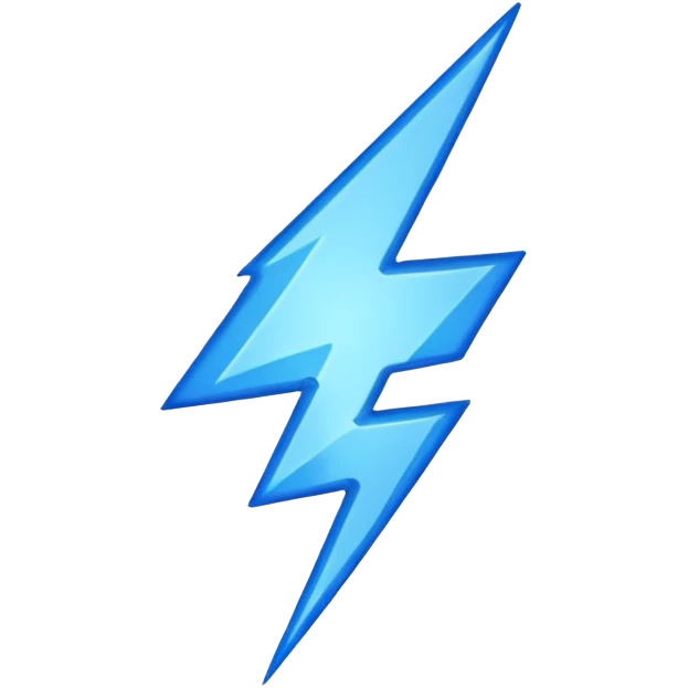 Lightning emoji