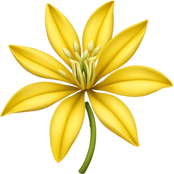 ylang ylang flower little closed emoji
