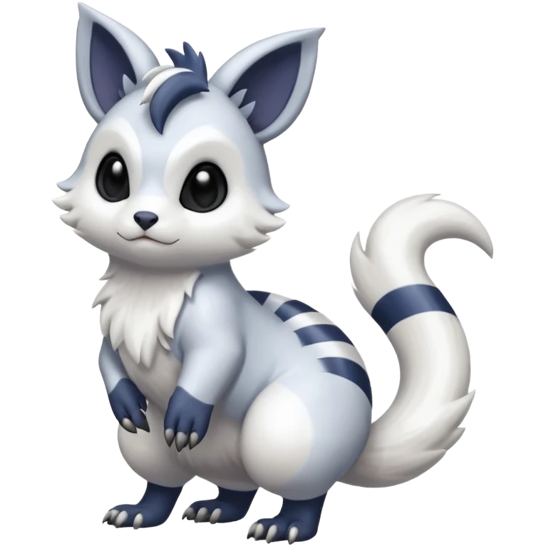 Shiny Furret-Absol-Hybrid (Full body) emoji