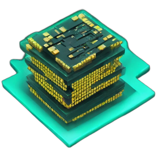 chip software logo with black and turquoise background emoji