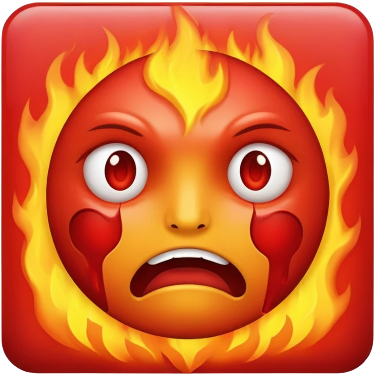 queimadura emoji