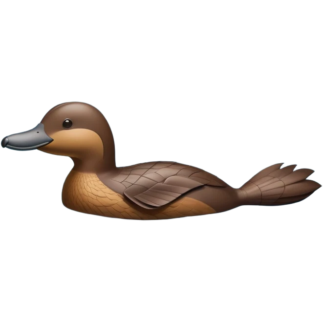 cinematic-platypus-realistic-full-body-floating-emoji,-streamlined-brown-body-gliding-through-calm-river-waters,-wide-duckbill-tipped-up-curiously,-webbed-paws-paddling-gently,-dense-water-resistant-fur-slick-and-shimmering,-flat-tail-rippling-the-water’s-surface,-simplified-yet-realistic-focused-features,-highly-detailed,-glowing-with-an-earthy-wet-radiance emoji
