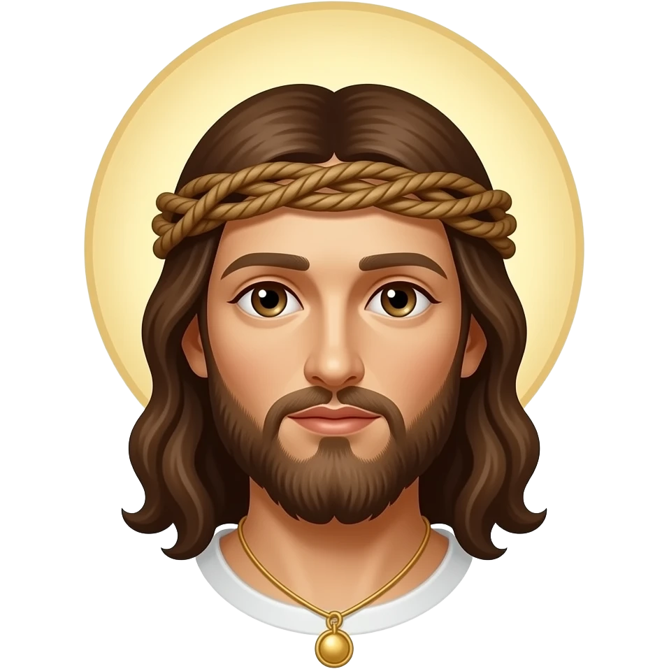 Jesús crucificado emoji