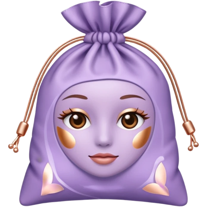 cosmetic in a lavender bag emoji
