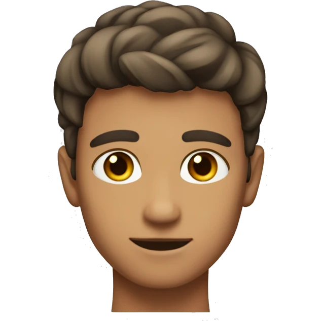 Boy tanned Hazlehead eyes good jawline short har emoji