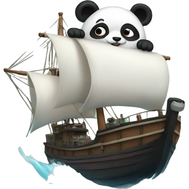 panda ship emoji