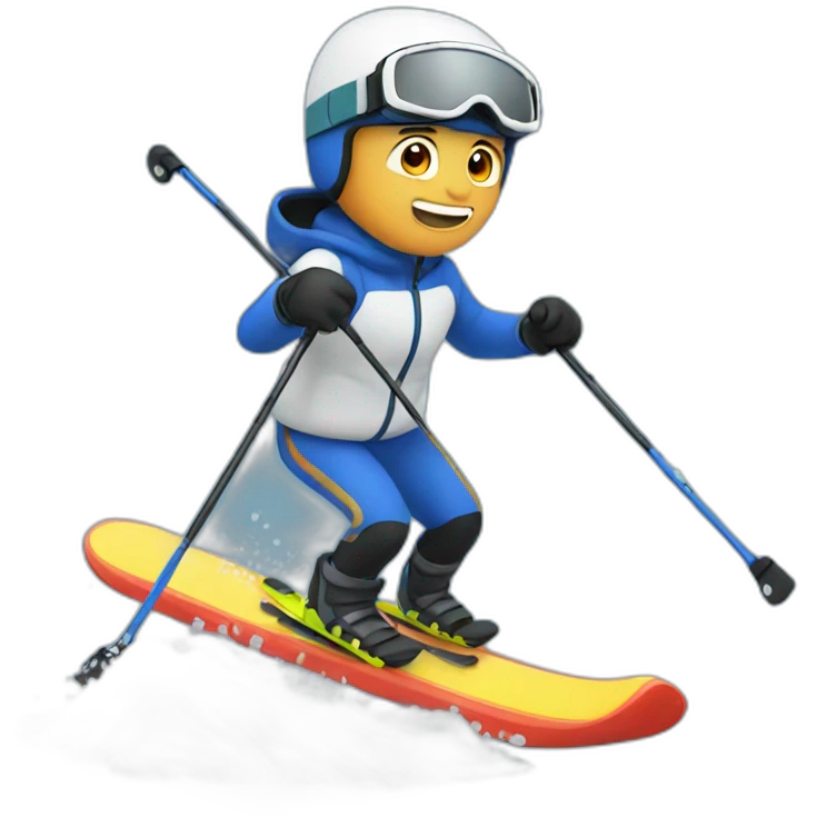 man skiing on the water emoji
