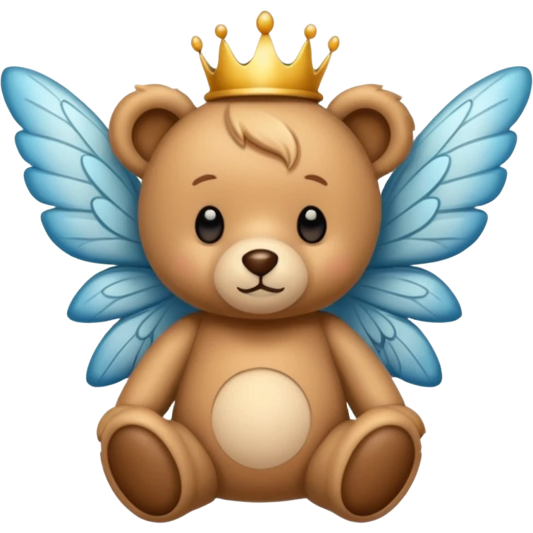 Fairy teddy emoji
