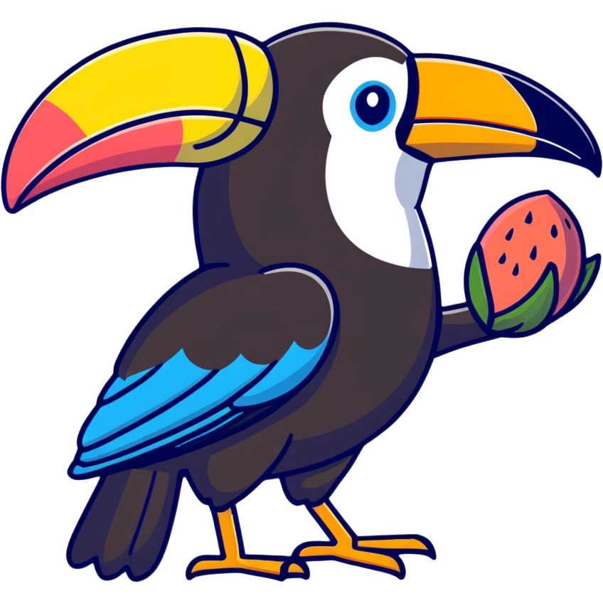 toucan and guava together emoji