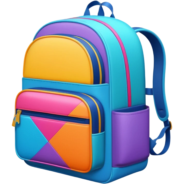 LOGO Back to School retro 1980 emoji