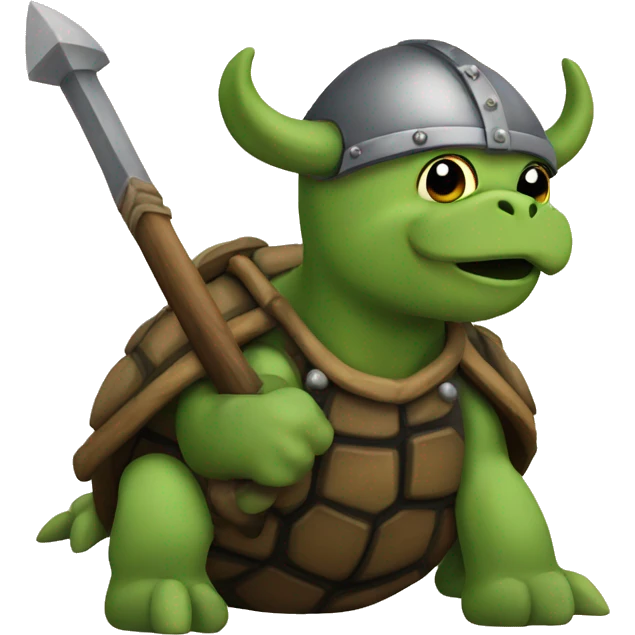 Viking turtle emoji