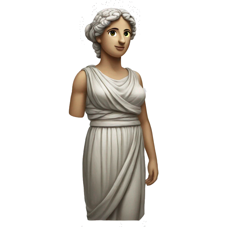 female greek statue emoji