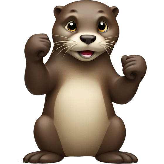 otter with thumb down emoji