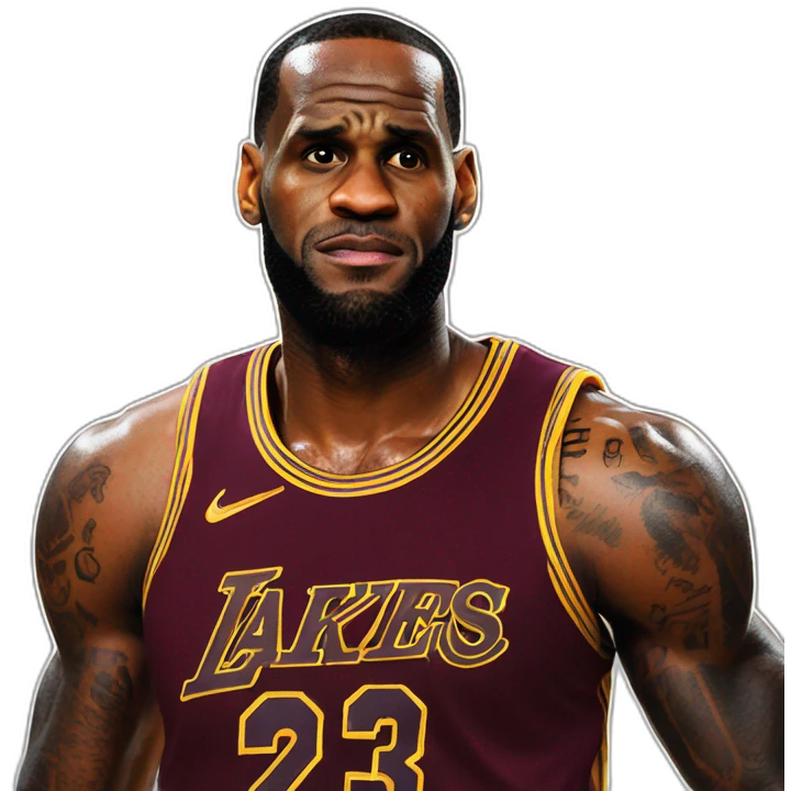 Lebron James zesty emoji