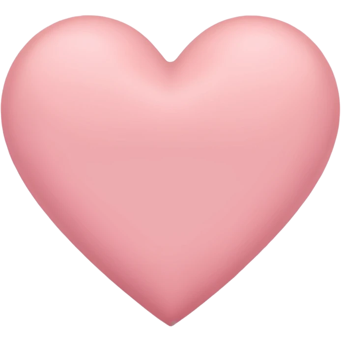 Corazón rosita bajito  emoji