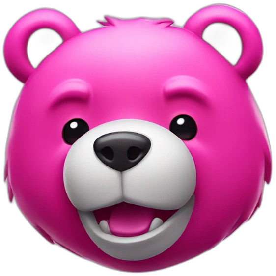 Fortnite pink bear emoji